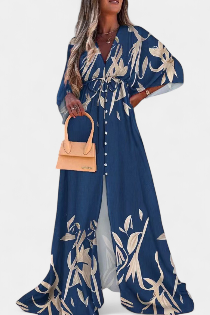 Isabel – Vestido Maxi Colorido para Momentos Especiales