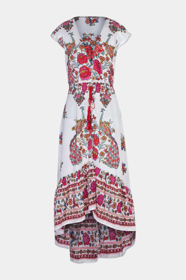 Noelia – Vestido Floral Boho Chic que Realza Tu Estilo