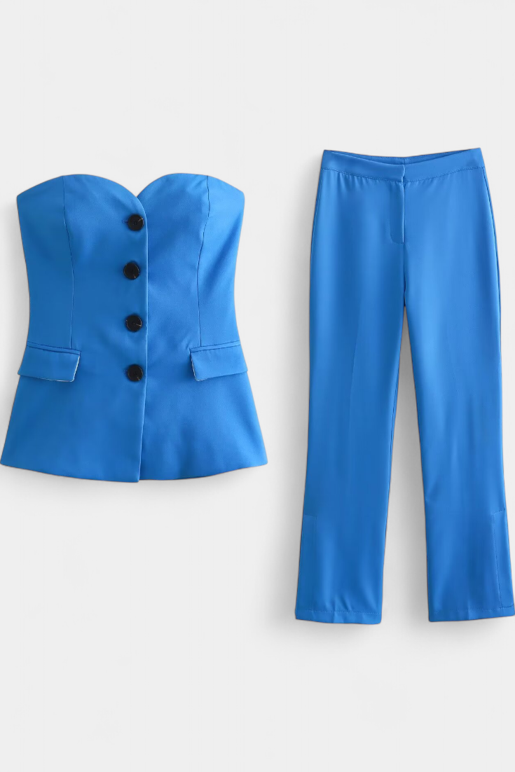 Marisol – Conjunto Relajado Sin Mangas para Una Comodidad Elegante