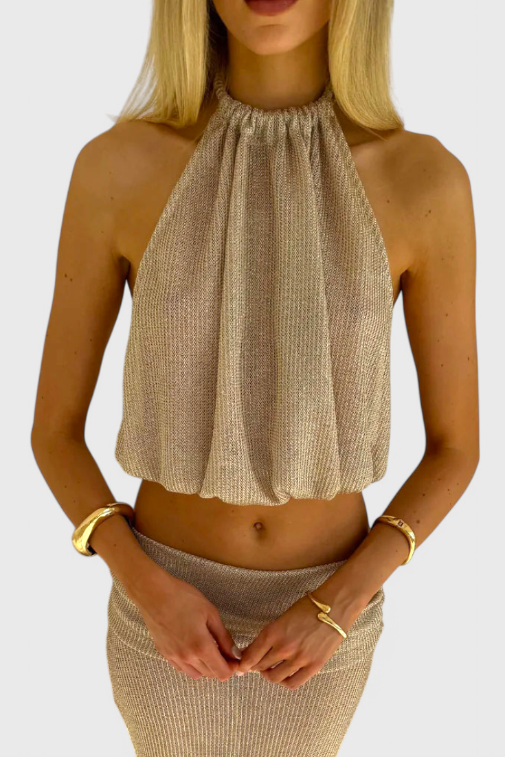 Aitana – Conjunto Halter de Dos Piezas para Noches Irresistibles