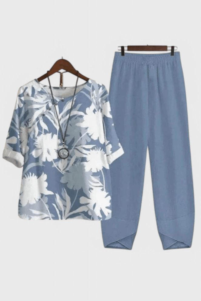 Mariana – Conjunto Elegante de Camisa y Pantalón para Estilo Versátil
