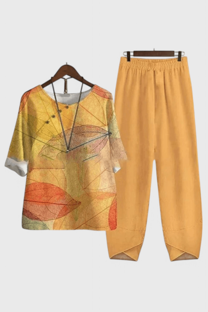 Mariana – Conjunto Elegante de Camisa y Pantalón para Estilo Versátil