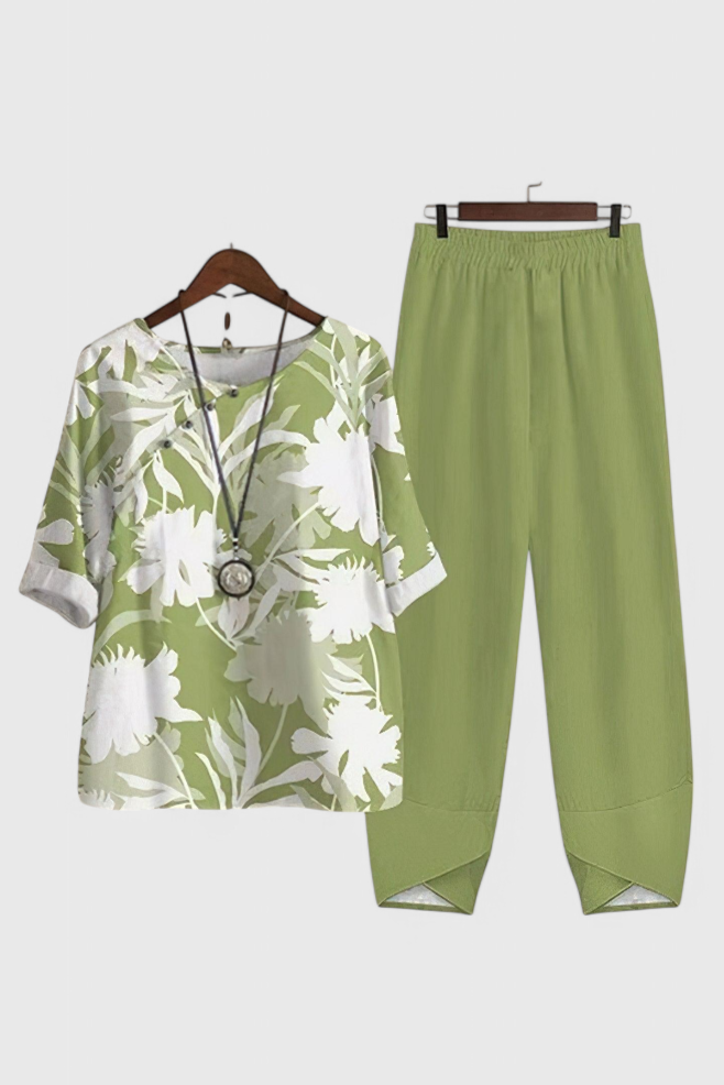 Mariana – Conjunto Elegante de Camisa y Pantalón para Estilo Versátil