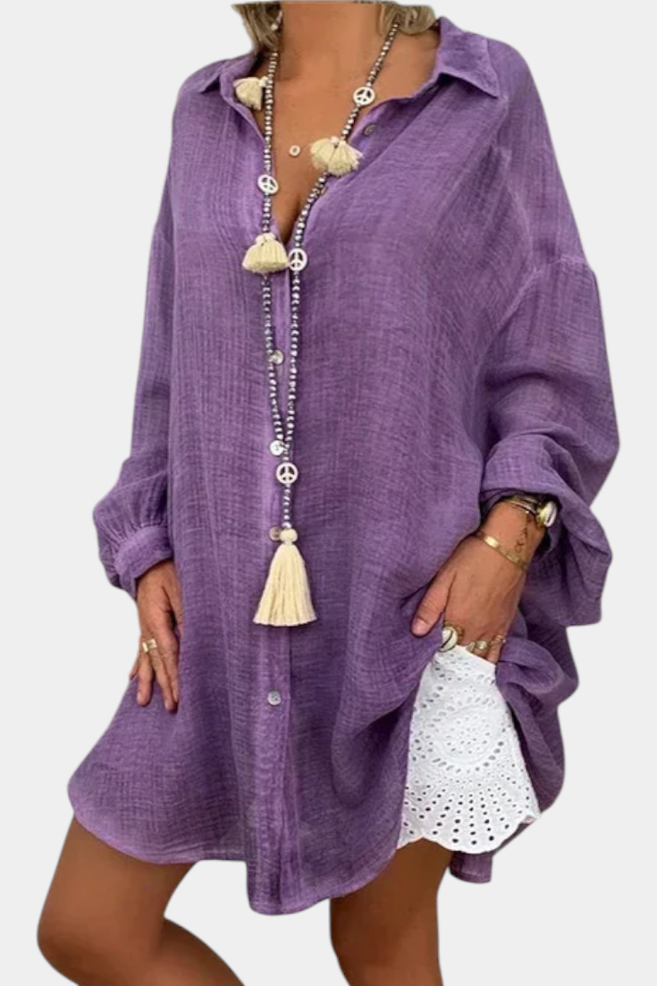Claudia – Camisa Oversized Ideal Para Tu Estilo Verano
