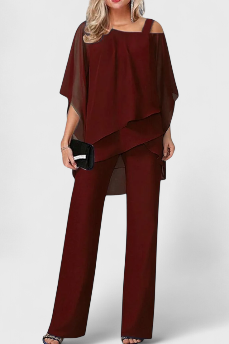 María – Conjunto Elegante de Dos Piezas para un Estilo Sofisticado y Cómodo