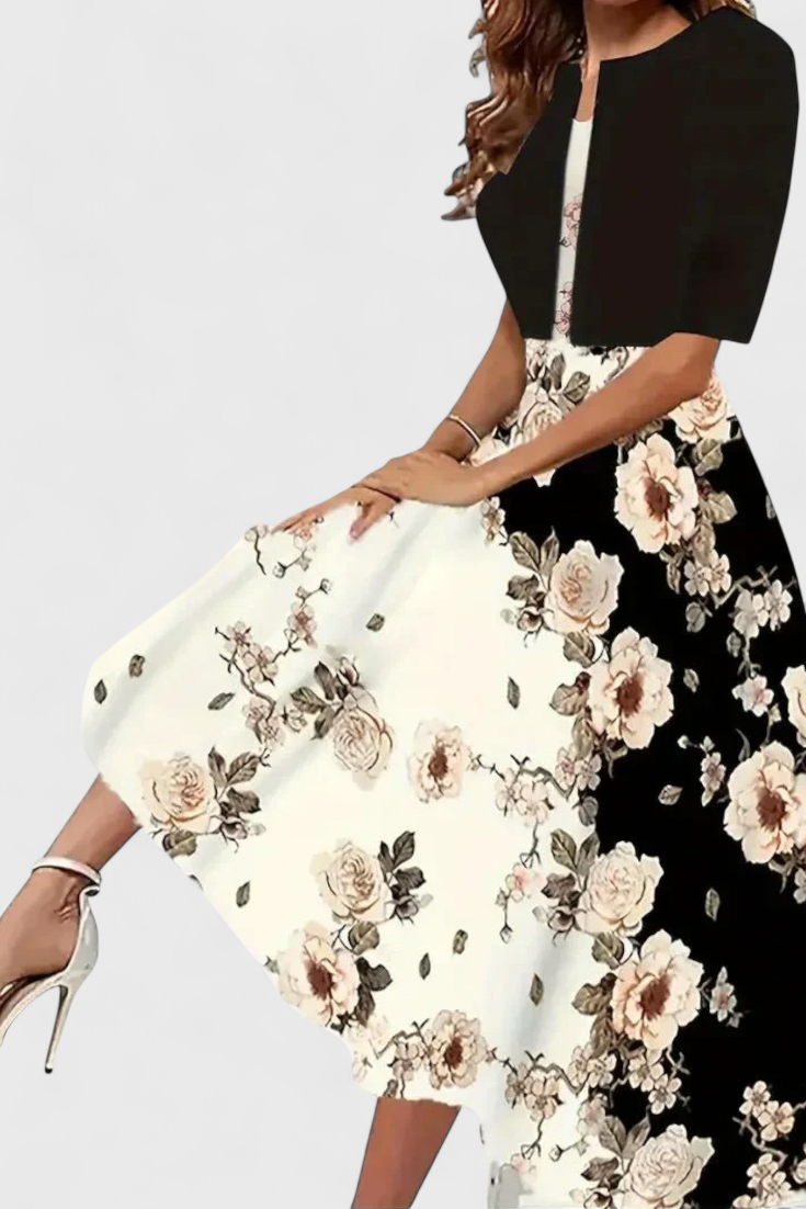 Estrella – Conjunto de Vestido Blazer Midi para un Look Sofisticado y Versátil