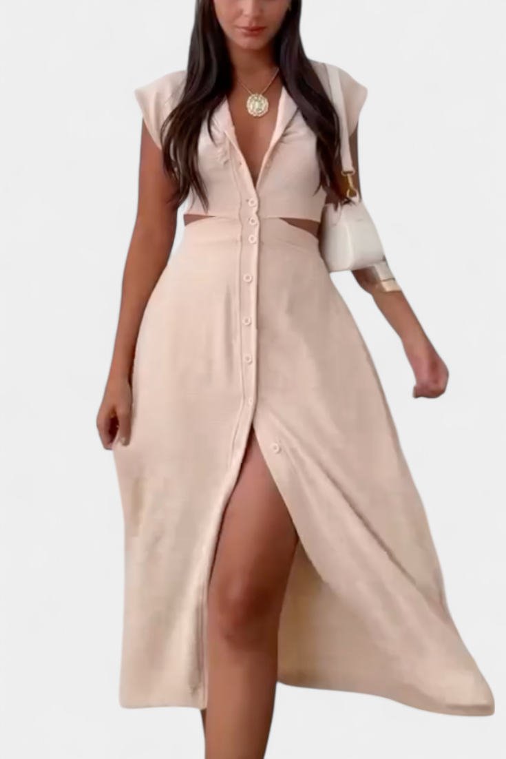 Marisol – Vestido Midi Elegante y Versátil para Brillar en Cualquier Ocasión