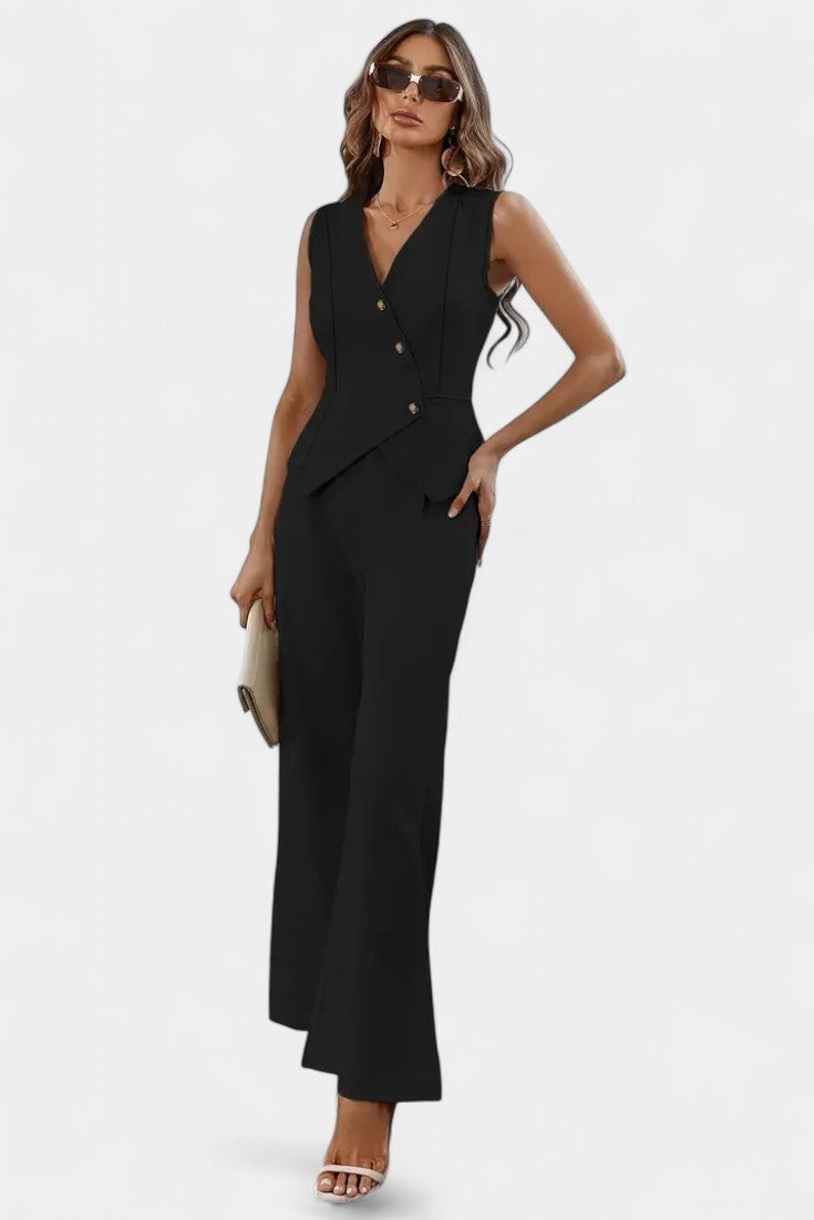 Valentina – Elegante Conjunto de Chaleco y Pantalones para Lucir Radiante