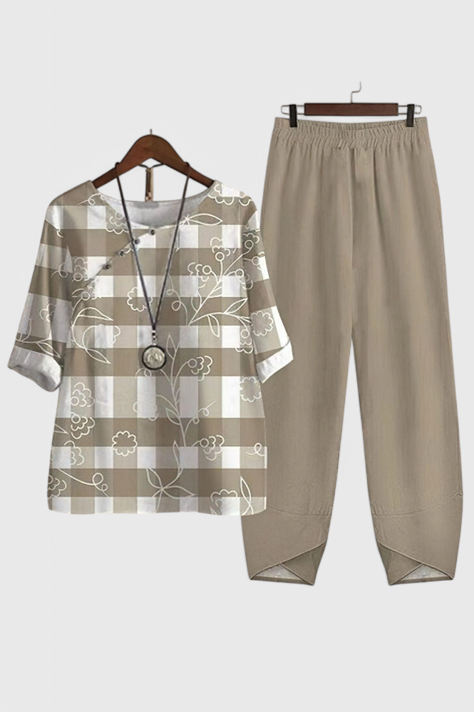 Mariana – Conjunto Elegante de Camisa y Pantalón para Estilo Versátil