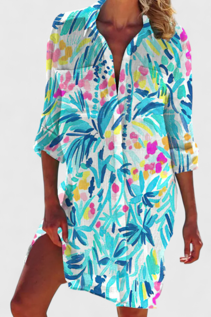 Inés – Camiseta de Verano Chic y Colorida