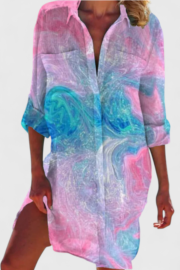 Inés – Camiseta de Verano Chic y Colorida