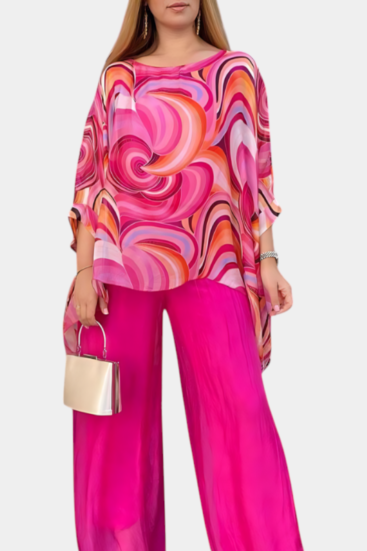 Claudia – Conjunto Colorido de Verano para Estilo Fresco y Versátil