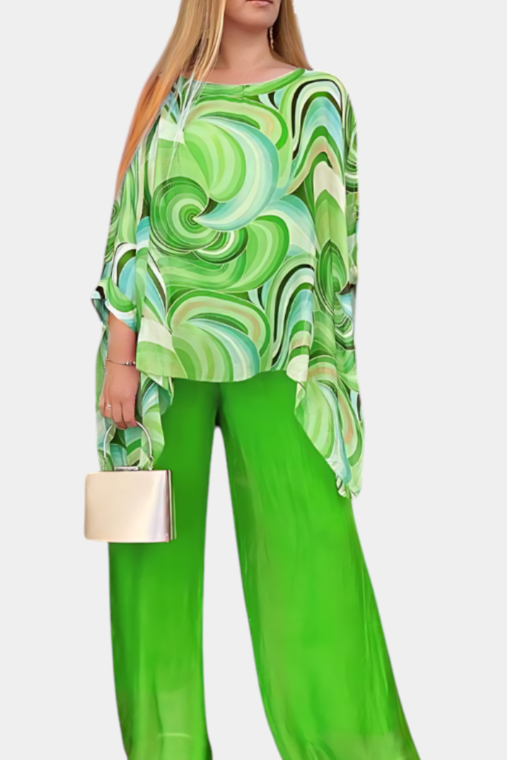 Claudia – Conjunto Colorido de Verano para Estilo Fresco y Versátil