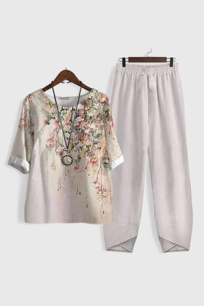 Mariana – Conjunto Elegante de Camisa y Pantalón para Estilo Versátil