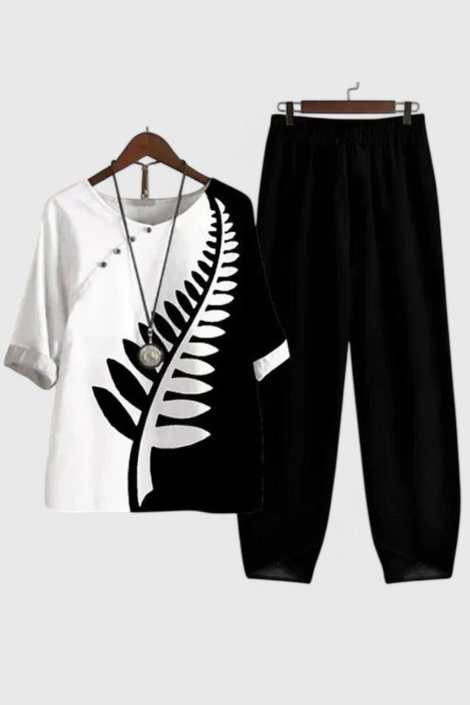 Mariana – Conjunto Elegante de Camisa y Pantalón para Estilo Versátil