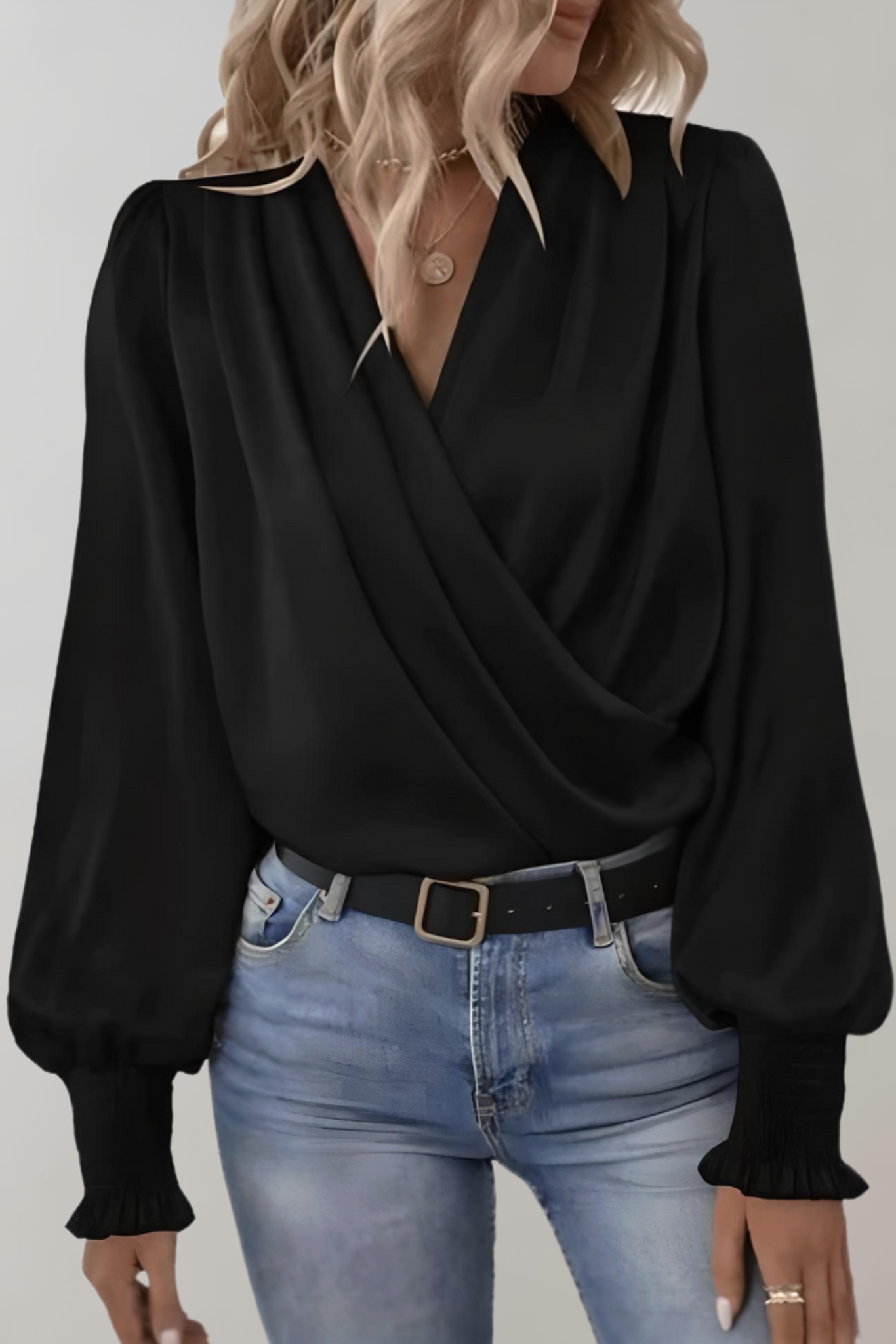 Clara – Blusa Elegante de Manga Larga para un Estilo Atemporal y Sofisticado