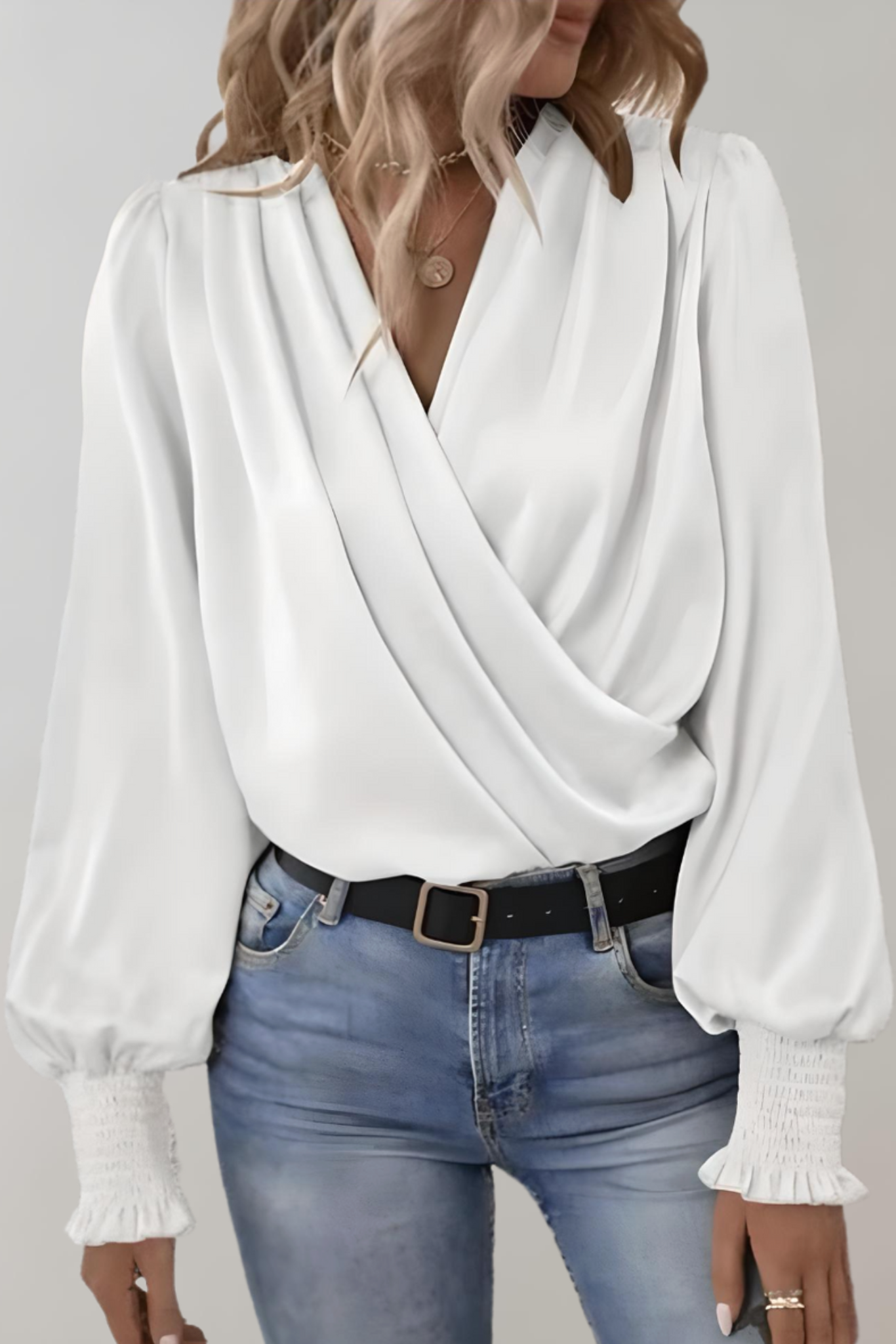 Clara – Blusa Elegante de Manga Larga para un Estilo Atemporal y Sofisticado