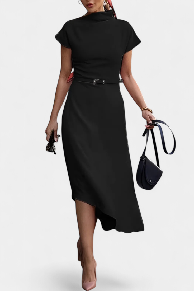 Ana – Vestido Asimétrico Urbano para Un Estilo Elegante y Moderno