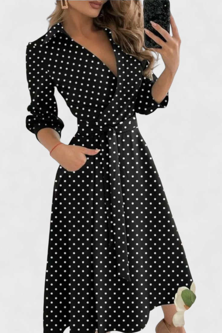 Nadia – Vestido Midi Elegante Para Un Estilo Refinado Y Sofisticado