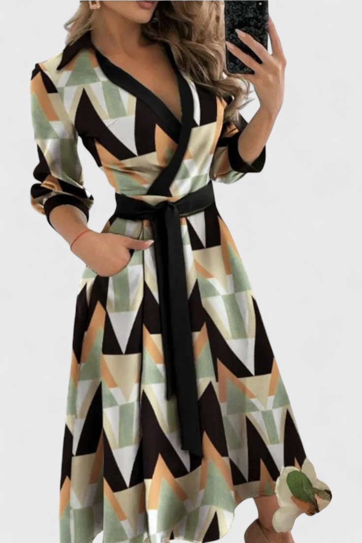 Nadia – Vestido Midi Elegante Para Un Estilo Refinado Y Sofisticado