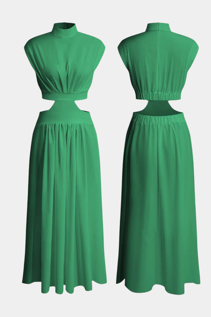 Mariana – Conjunto Largo Minimalista Para Luces de Verano Elegancia Sublime