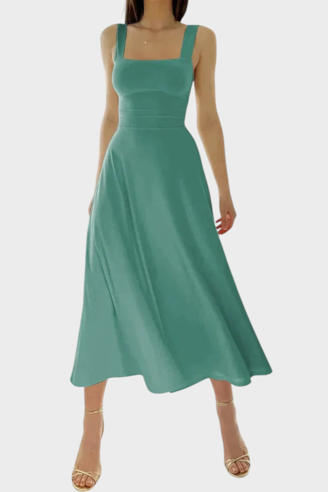 Claudia – Vestido Elegante de Tirantes Para Momentos Especiales
