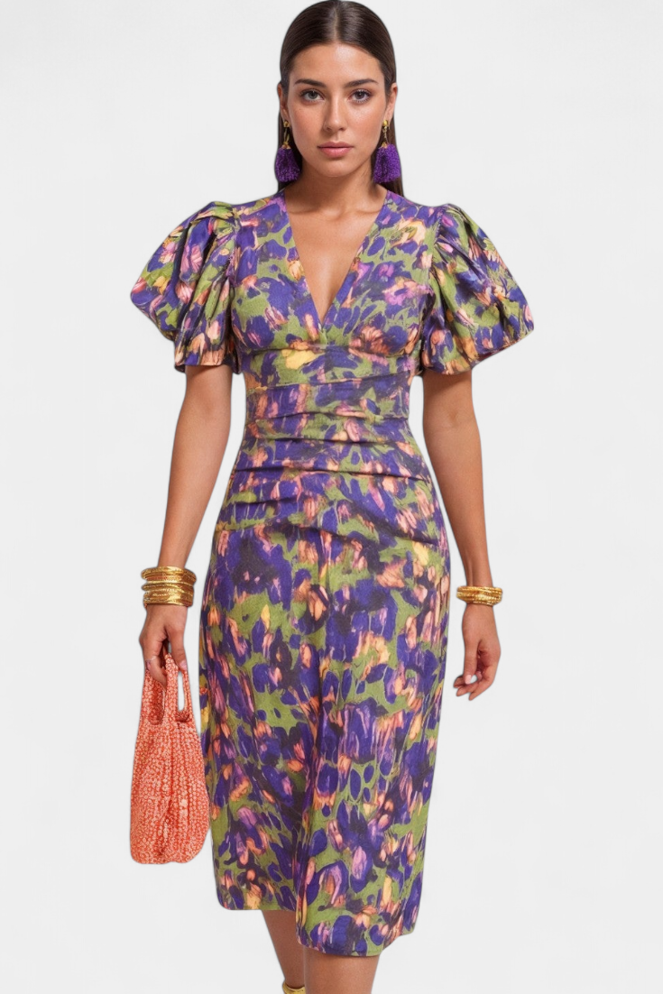 Lola – Vestido Elegante con Estilo Sofisticado y Colorido