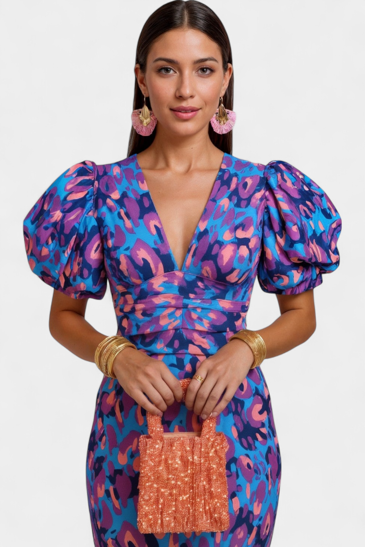 Lola – Vestido Elegante con Estilo Sofisticado y Colorido