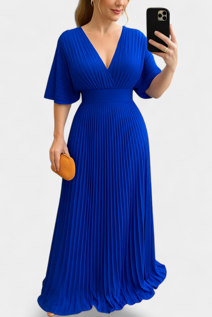 Odele – Vestido Plisado Fluido para Brillar con Elegancia