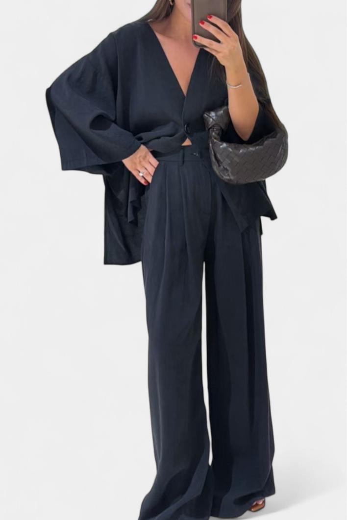 Nuria – Conjunto Oversize Moderno y Versátil para Tu Estilo Diario