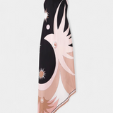 Aurora – Vestido Midi Con Estampado Abstracto Y Espalda Abierta Para Un Look Sofisticado