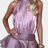 Azucena – Vestido Mini Elegante y Romántico para el Verano