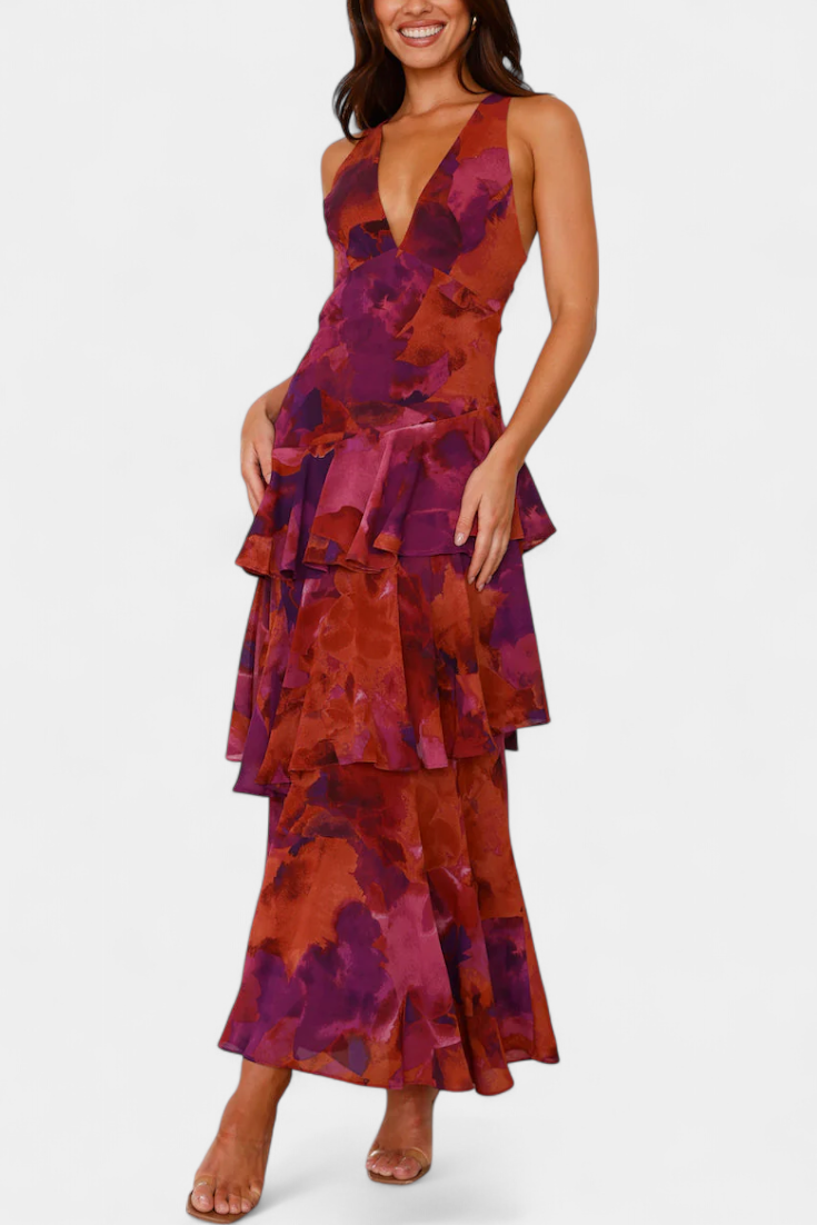 Luzia – Vestido de Gasa con Estilo Elegante y Sofisticado