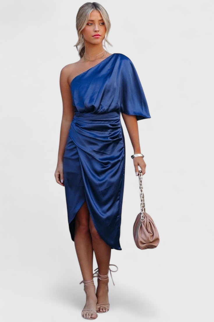 Elena – Vestido de Satén Sofisticado y Elegante para Cada Ocasión