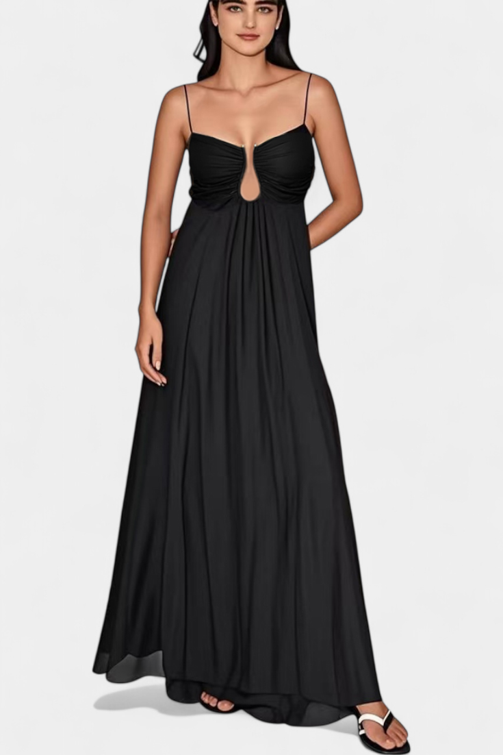 Elettra – Vestido Maxi de Tirantes Finos para Un Look Fresco y Romántico