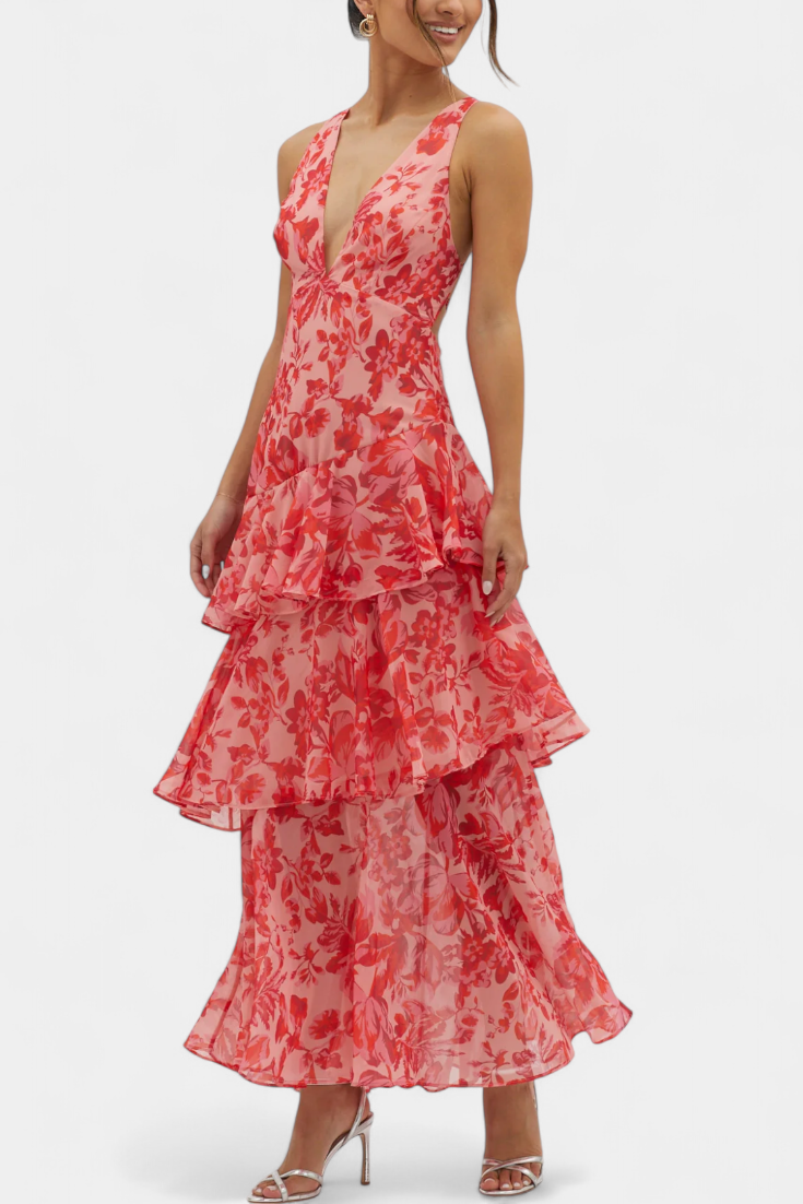 Luzia – Vestido de Gasa con Estilo Elegante y Sofisticado