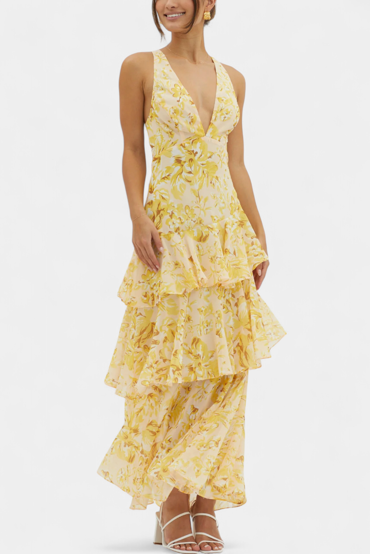 Luzia – Vestido de Gasa con Estilo Elegante y Sofisticado