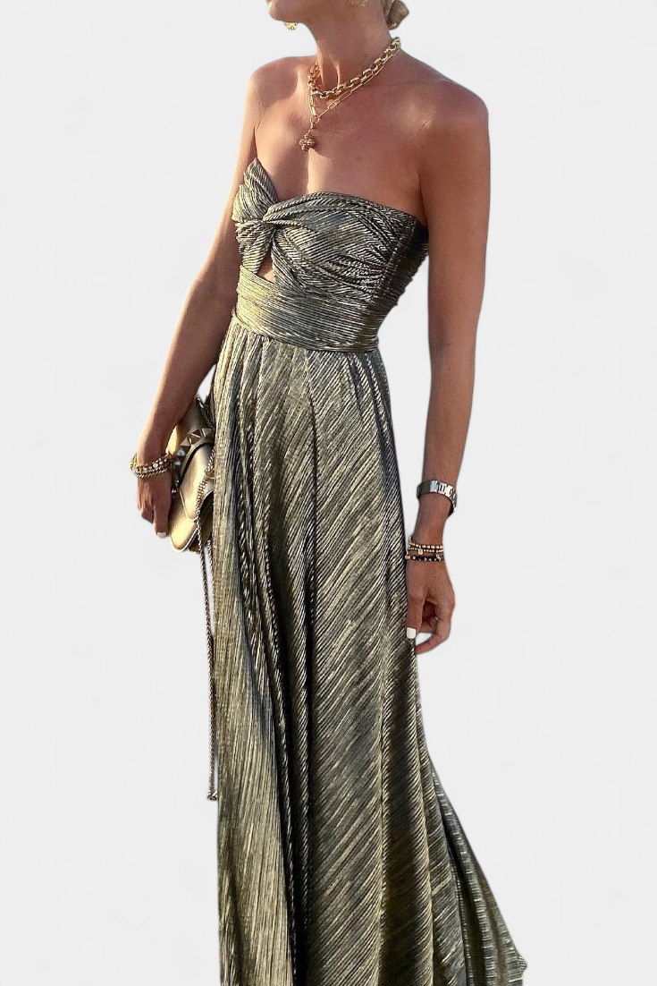 Onelia – Vestido Largo Sin Tirantes Para Brillar Con Elegancia