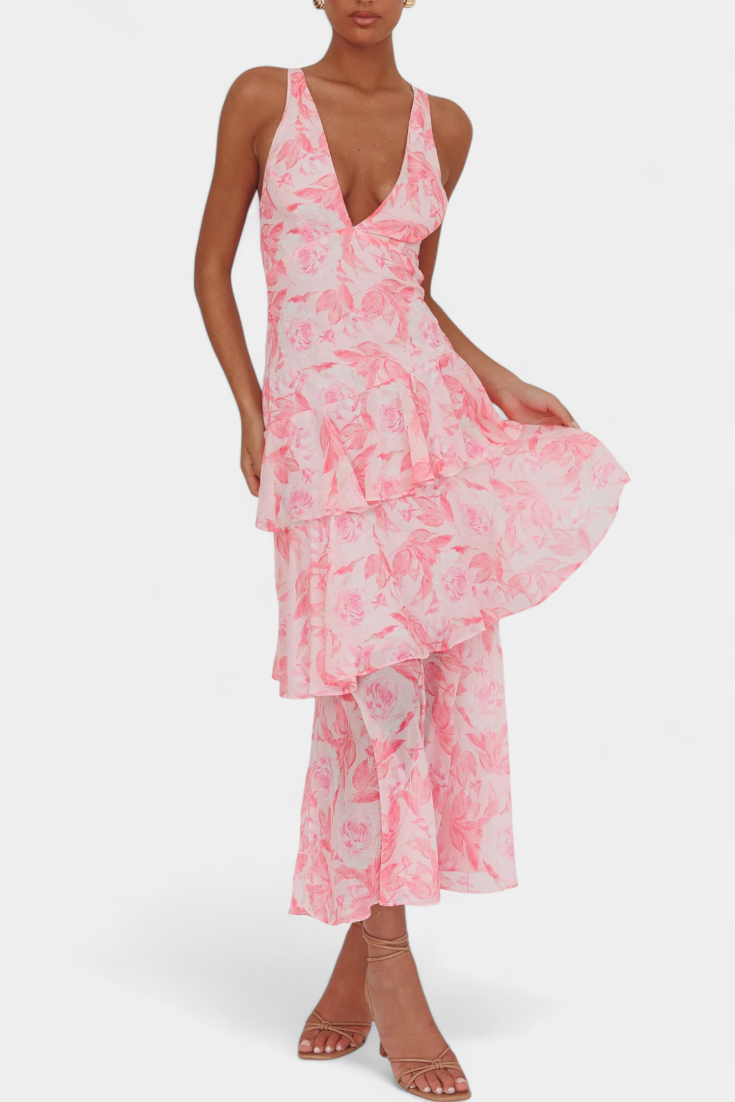 Luzia – Vestido de Gasa con Estilo Elegante y Sofisticado
