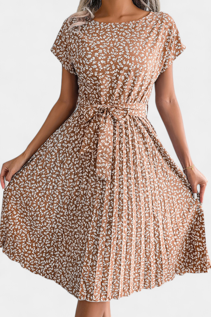 Teresa – Vestido Midi Floral Elegante y Con Encanto Natural