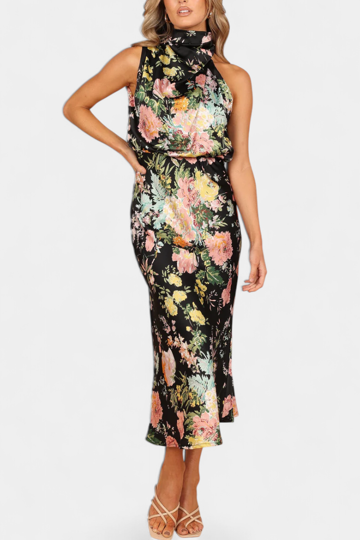 Clara – Vestido Maxi Floral con Estilo Elegante y Confortable